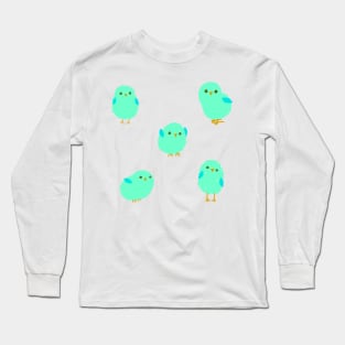 Guess Who Soggy Chick Sticker Pack (Blue) Long Sleeve T-Shirt